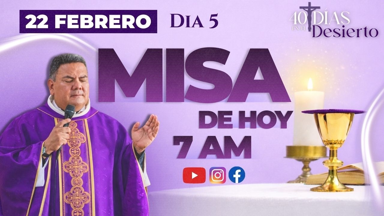 EN VIVO🔴Santa Misa de Hoy Domingo 22 de Febrero I 7AM  I PadreOscarDeLaVega