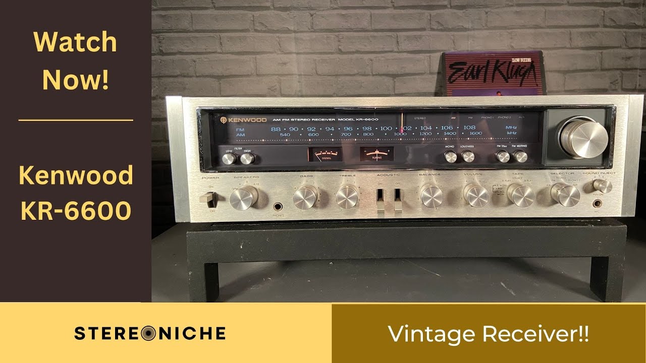 Kenwood KR 6600 Vintage Receiver from 1976
