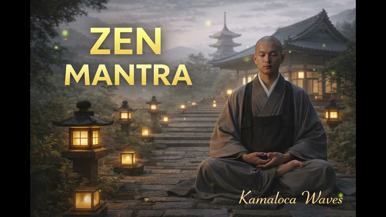 Japanese Zen Mantra Chant | Zen Temple Meditation | Kamaloca Waves