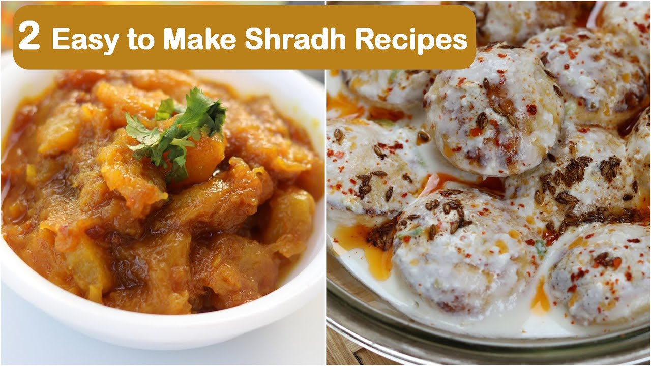 2 Easy Shradh Recipes | Pitru Paksha Khana | Pitra Shraddh Food | Without Frying, tomato