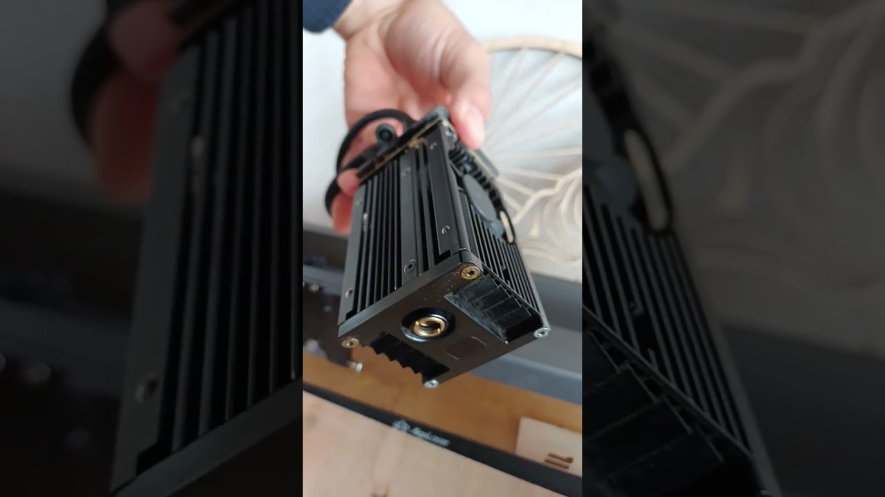 Linpieza de Modulo laser Creality Falcon 2 22watt  recomindo limpar cada 3 Dias m&aacute;s omeno