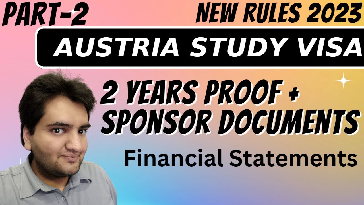 Proof of Funds for Austrian Study Visa 2023 : Part 2 @WithWaqasAslam