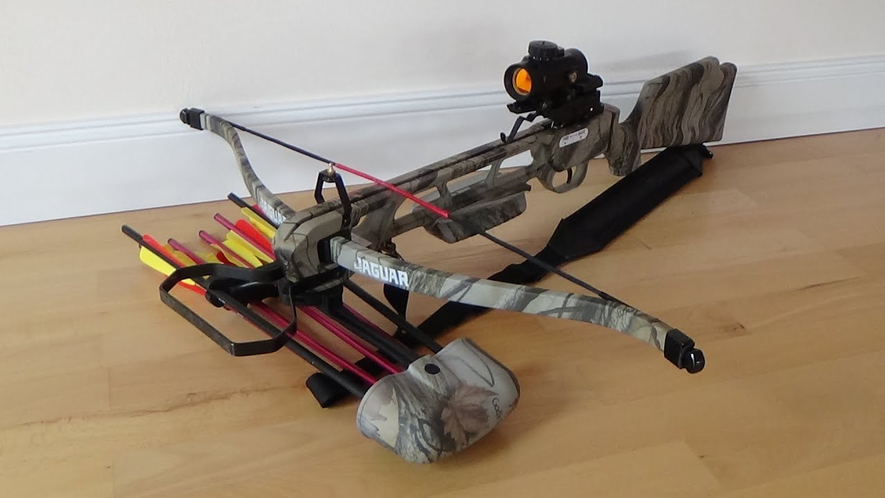 Jaguar 175lbs Recurve Armbrust Set in God´s Camo - Review und Schusstest