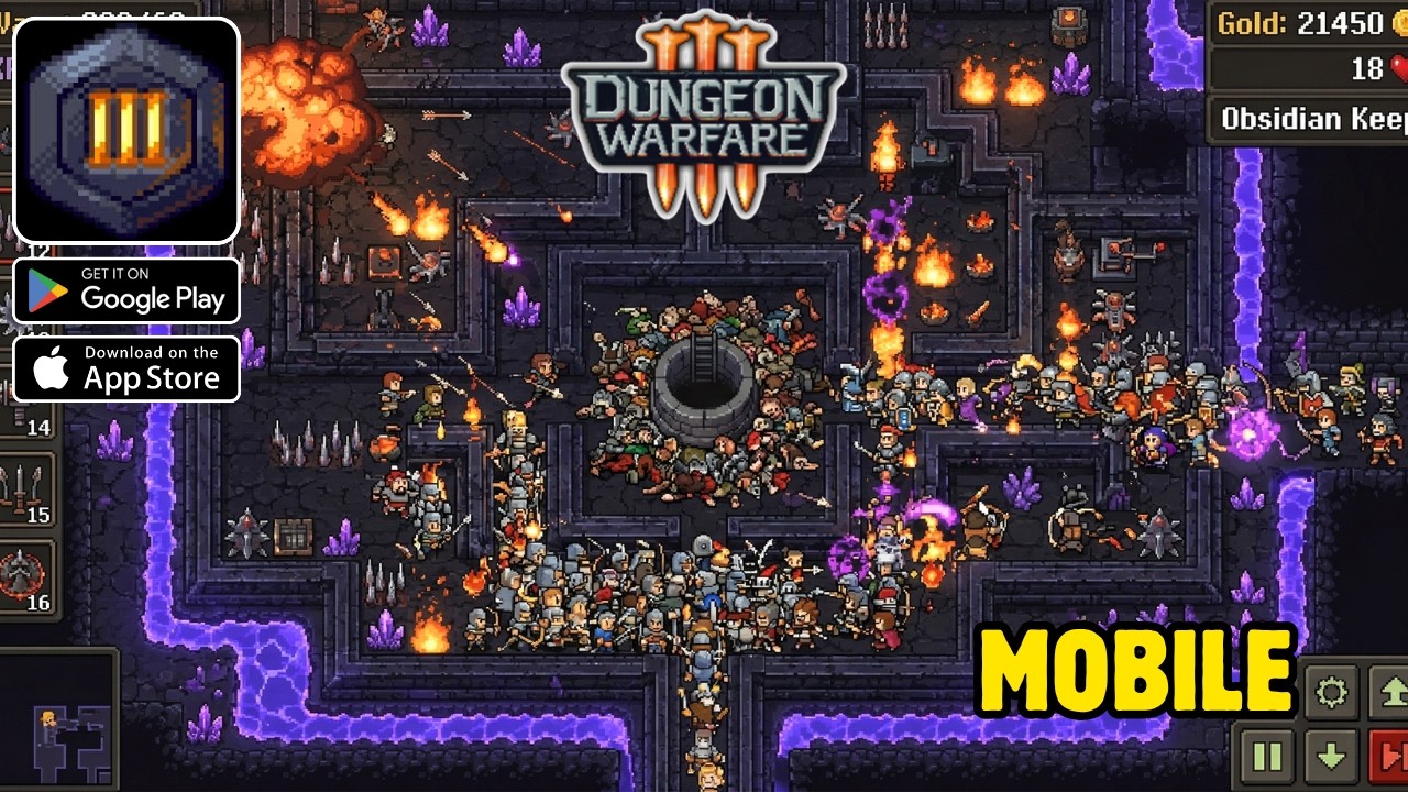 Прохождение игры Dungeon Warfare 3 (мобильная версия) - Android