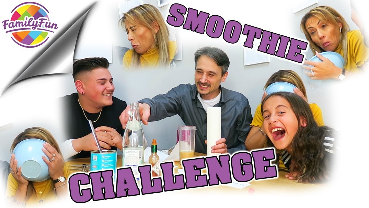Smoothie Challenge SUPER EKLIGE ZUTATEN - old school Family Fun
