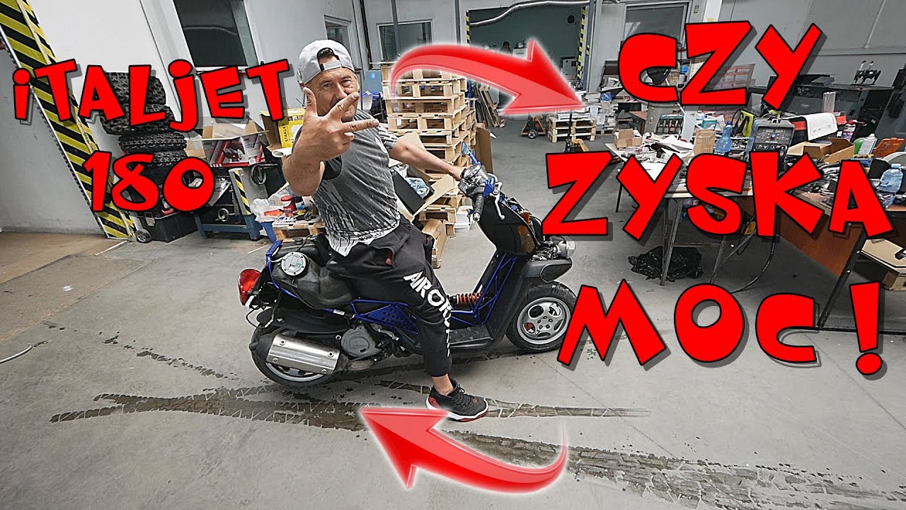 CZY SKUTER ZYSKA MOC !? NAPRAWIAMY DRAGSTER ITALJET 180