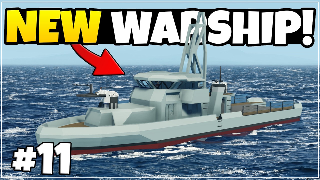 Строим ВОЕННЫЙ КОРАБЛЬ В ДВА РАЗА БОЛЬШЕ! — Hardcore WAR Career Stormworks — ЭПИЗОД 11