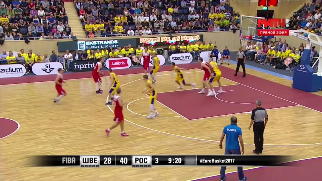 Andrey Vorontsevich 07.09.2016 vs Sweden - 20 points, 5 rebs, 4 assists
