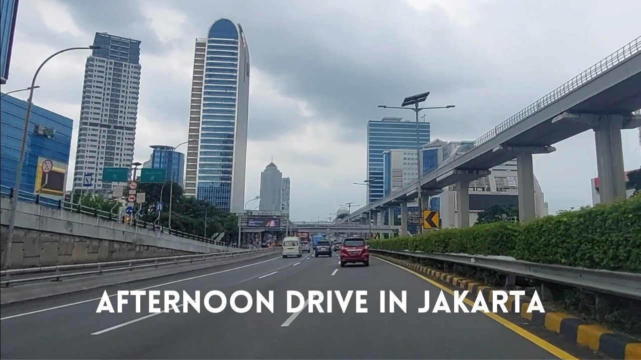 [Driving Jakarta] A Peaceful Drive Through Jakarta's Inner City Toll Road - ASMR Video
