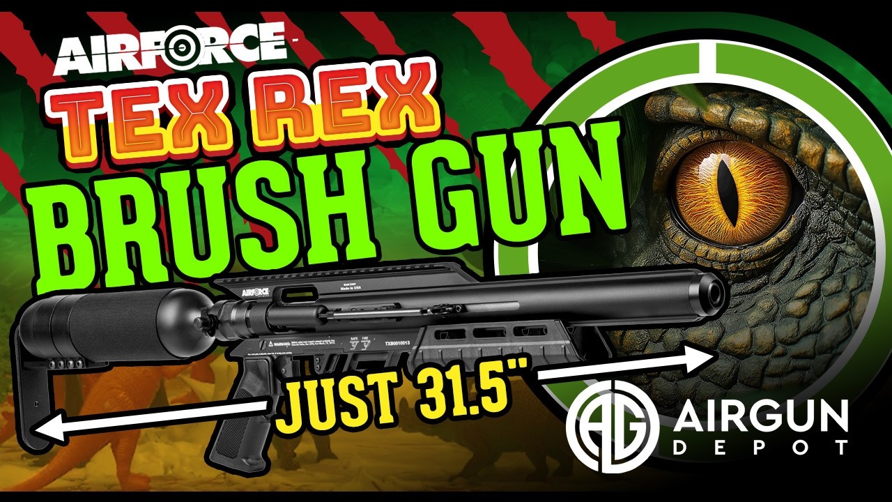 AirForce Tex-Rex Brush Gun: идеальная компактная пневматическая винтовка крупного калибра