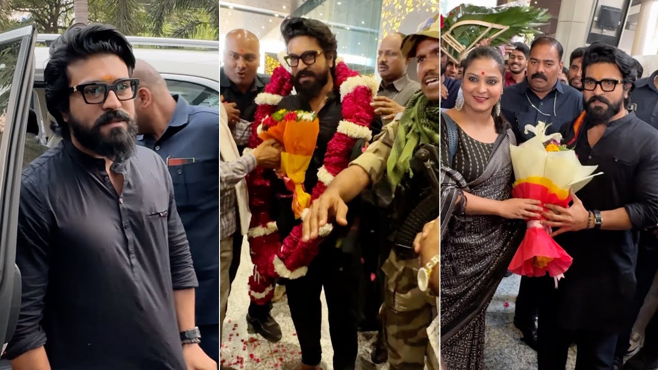Ram Charan at Lucknow For Game Changer Teaser Launch Event | MS Talkies