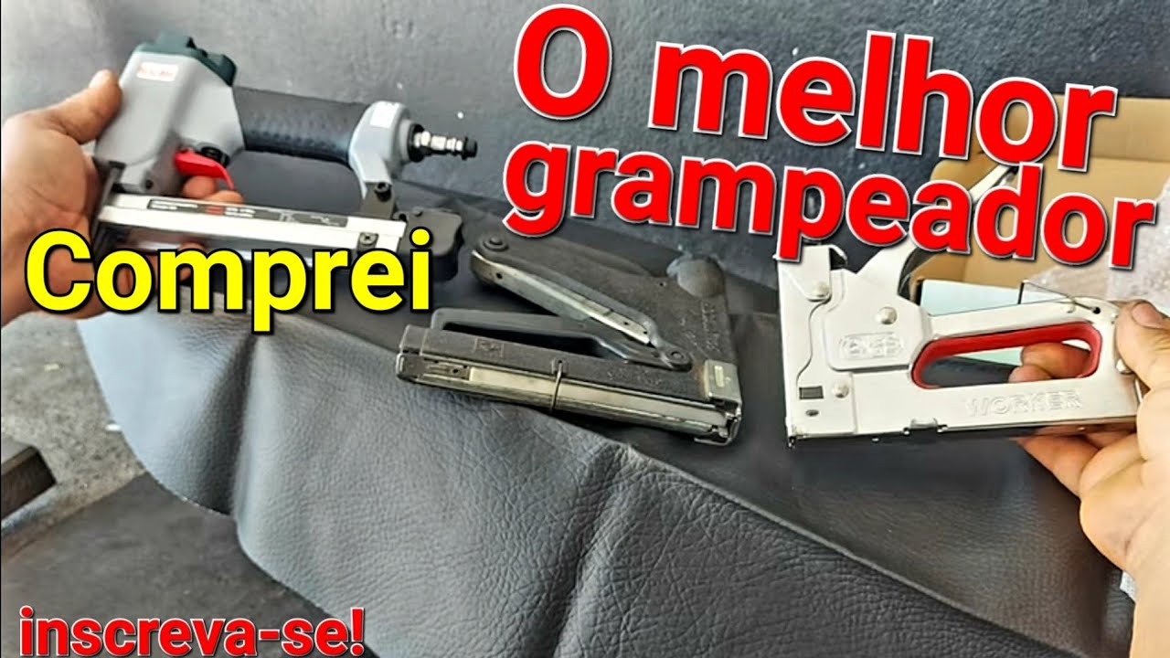 Grampeadora pneumática ROCAMA é boa?? fiz o teste e mostrei tudo em detalhes