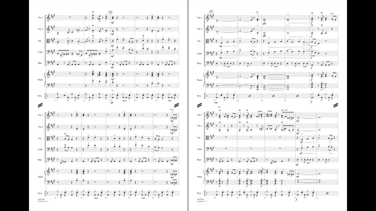 Footloose by Kenny Loggins | 80s Hit | Arr. Larry Moore