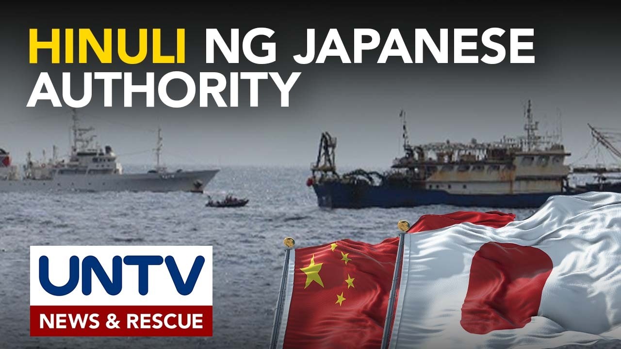 Chinese fishing boat at kapitan nito, hinuli matapos pumasok sa EEZ ng Japan