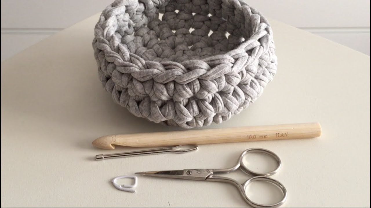 Tuto #2 Travailler en spirale : La corbeille au crochet
