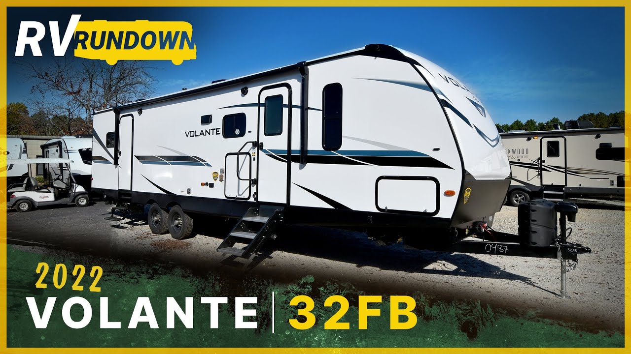 RV Rundown | 2022 Crossroads RV Volante 32FB King Bed Family Travel Trailer Bunkhouse at Southern RV