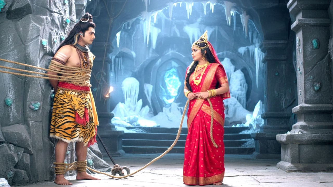 भोले की तपस्या से दुखी पार्वती ने जब भोले को रस्सियों से बाँध दिया | Jai Bholenath @Ladla Ganesh