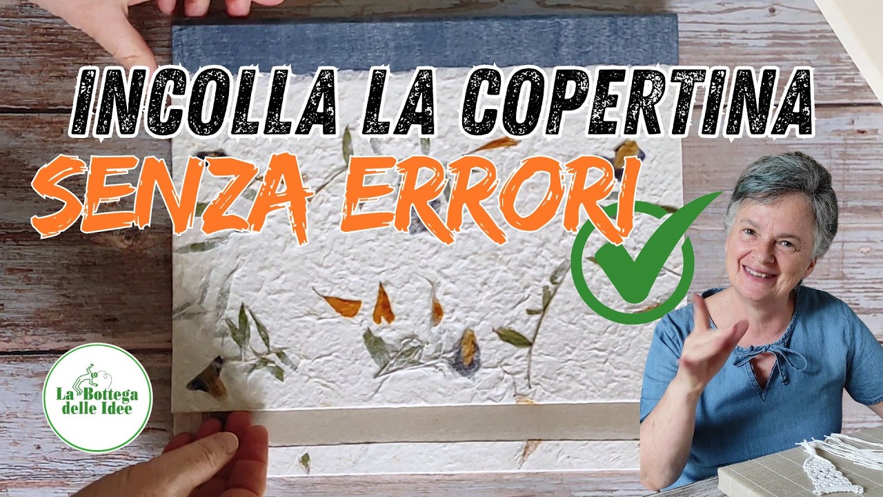 Come incollare la copertina di un album rilegato a mano – Guida passo-passo