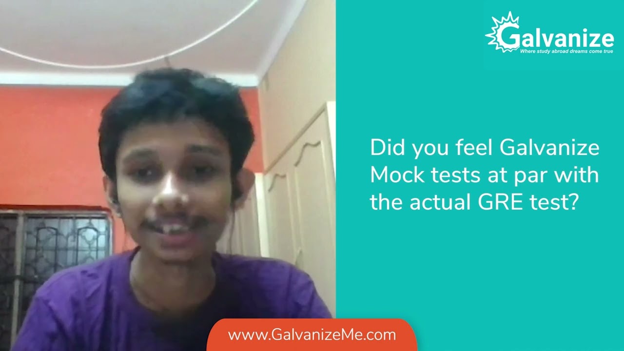 Galvanize GRE Prep | Gourab De | Student Review