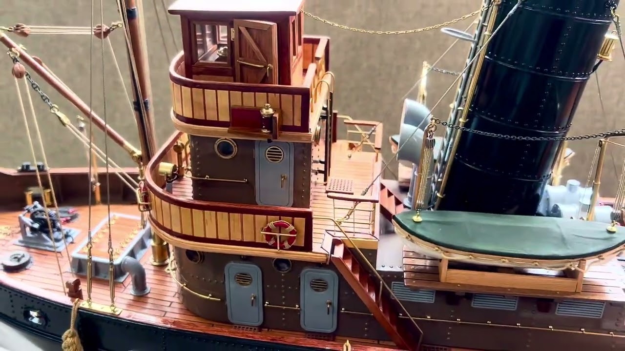 The first project of 2024 is completed1/35 scale model of the 1932 steam tug SS 