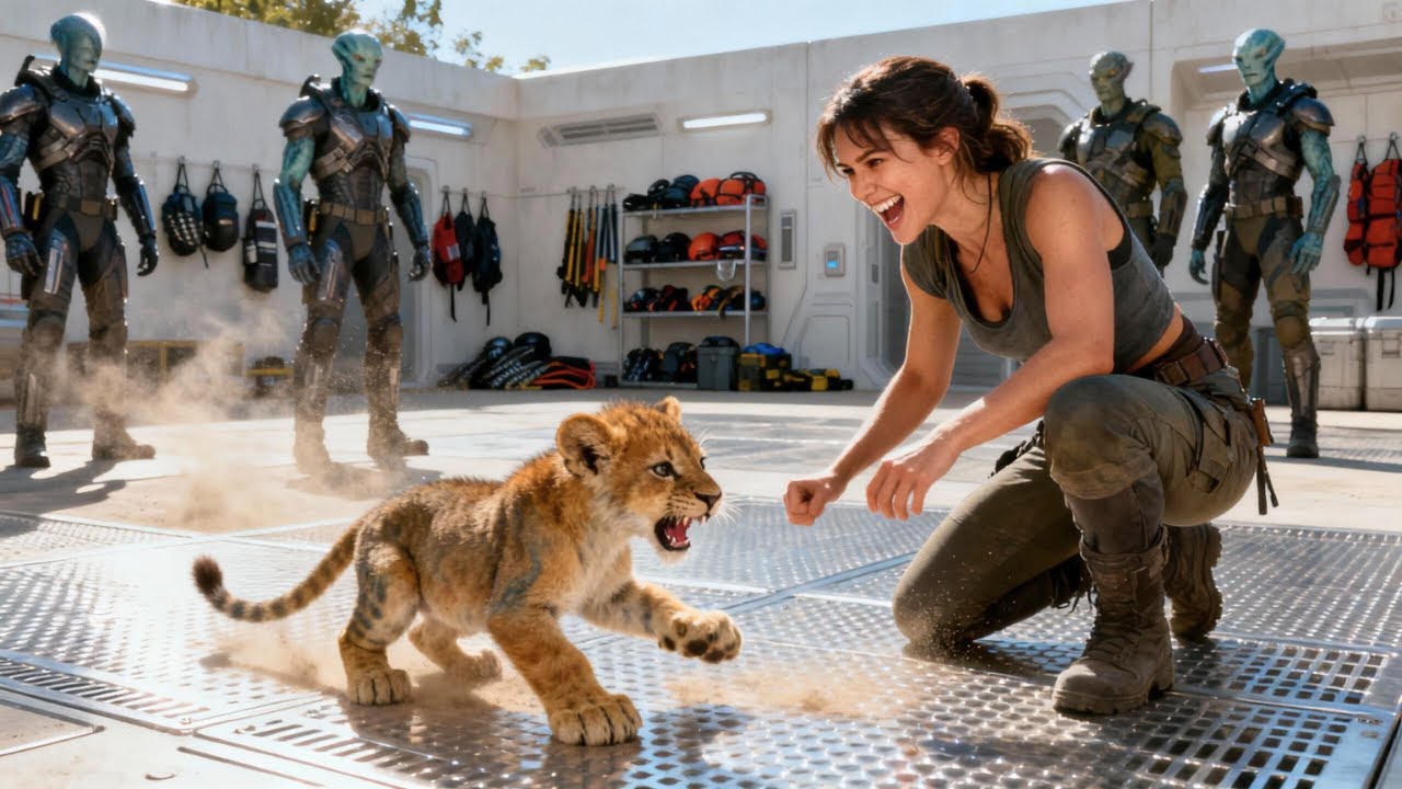 The Predator Cub Growled at the Human During Play &mdash; Cadets Froze, but She Growled Back and Laughed