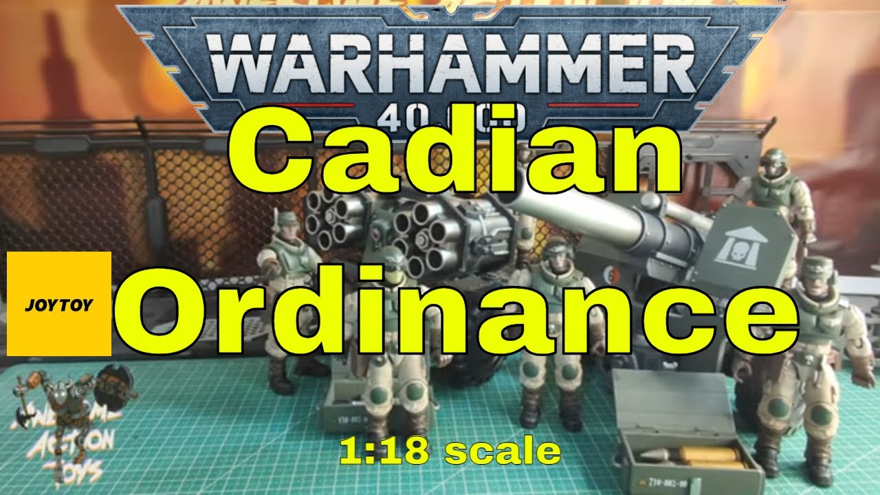 Наборы фигурок Warhammer 40k Astra Militarum Cadia Malleus и Bombast Ordinance Teams в масштабе 1...