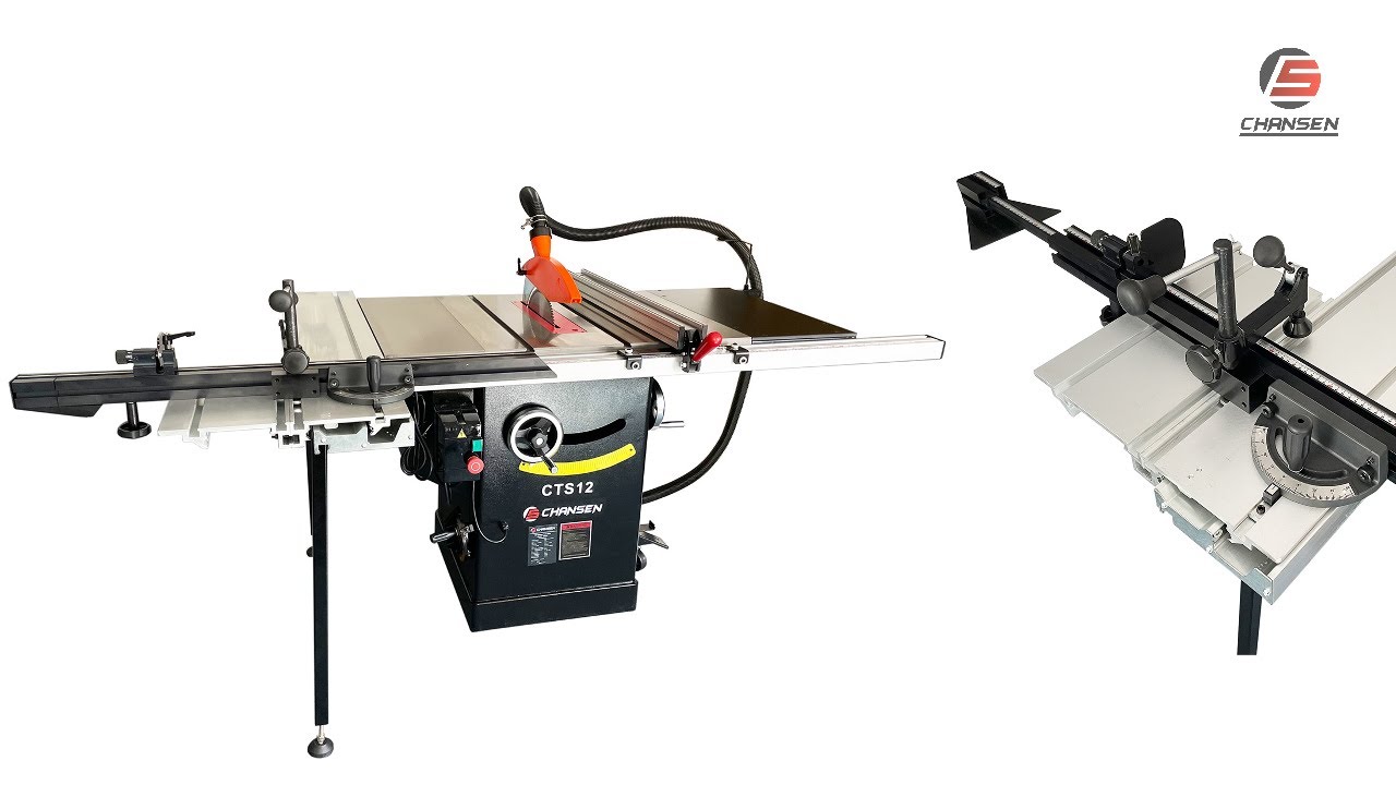 CTS12S 12inch Cabinet Table Saw with Slider