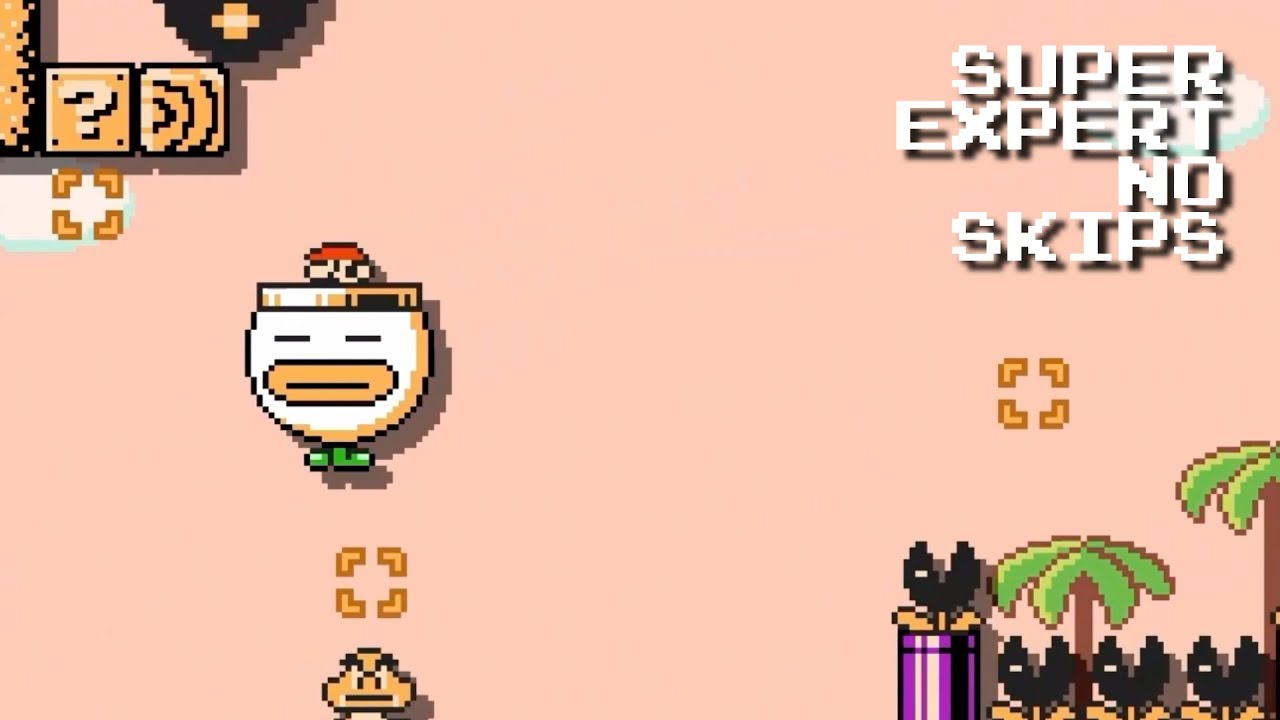 Super Expert No Skips: Clowning Over Light Kaizo (Mario Maker 2)