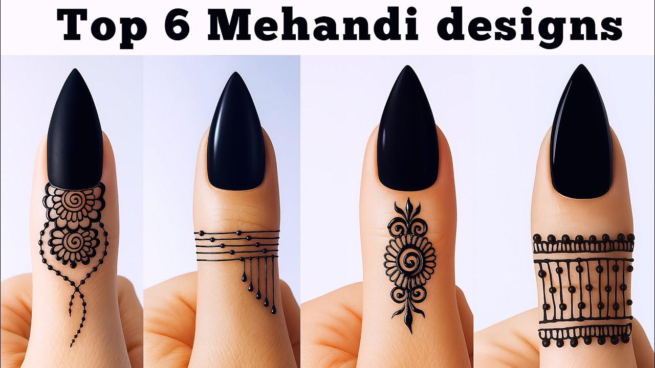 Top 6 thumb mehndi designs | Thumb mehandi | Finger mehandi design
