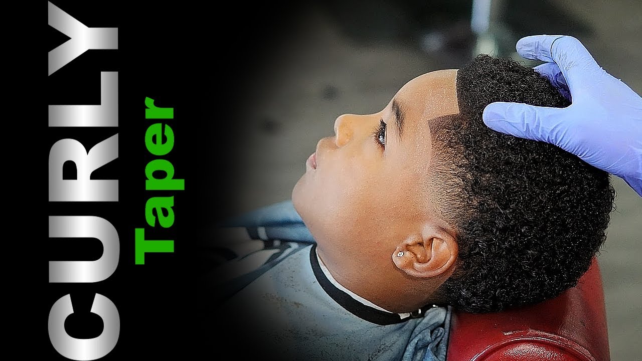 Curly Taper Haircut Tutorial