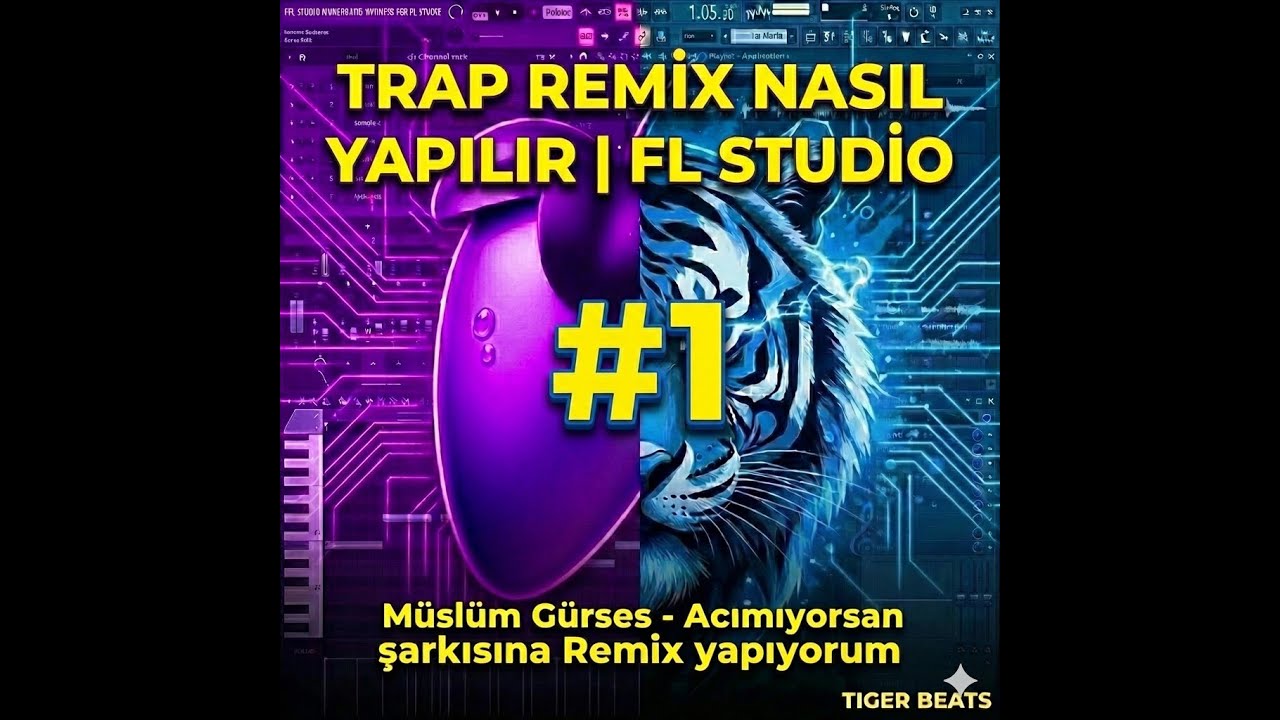 TRAP REMİX NASIL YAPILIR | FL STUDİO (Müslüm Gürses - Acımıyorsan şarkısına remix yapıyorum)