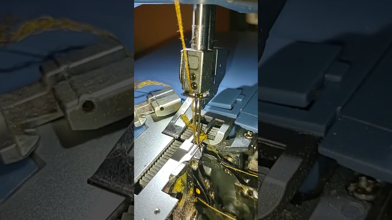 PERFECT SERGER TIMING UP CLOSE!@Sew What Seamstress