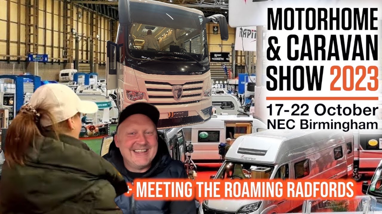 The Motorhome and Caravan Show Birmingham NEC 2023 - VANLIFE UK My Favorite Motorhome #morelo