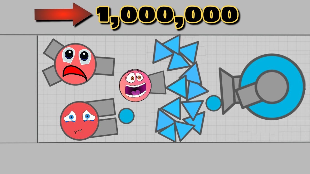 Diep.io ЗАСТРЯЛ 3 ТАНКА! Автоловушка, лабиринт на 1 милю — JB Colombia