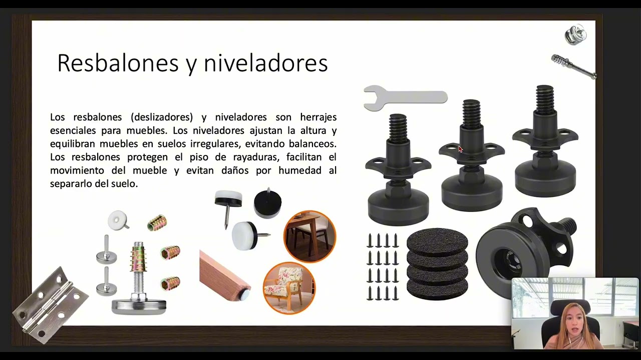 Otros materiales para la fabricación de muebles.