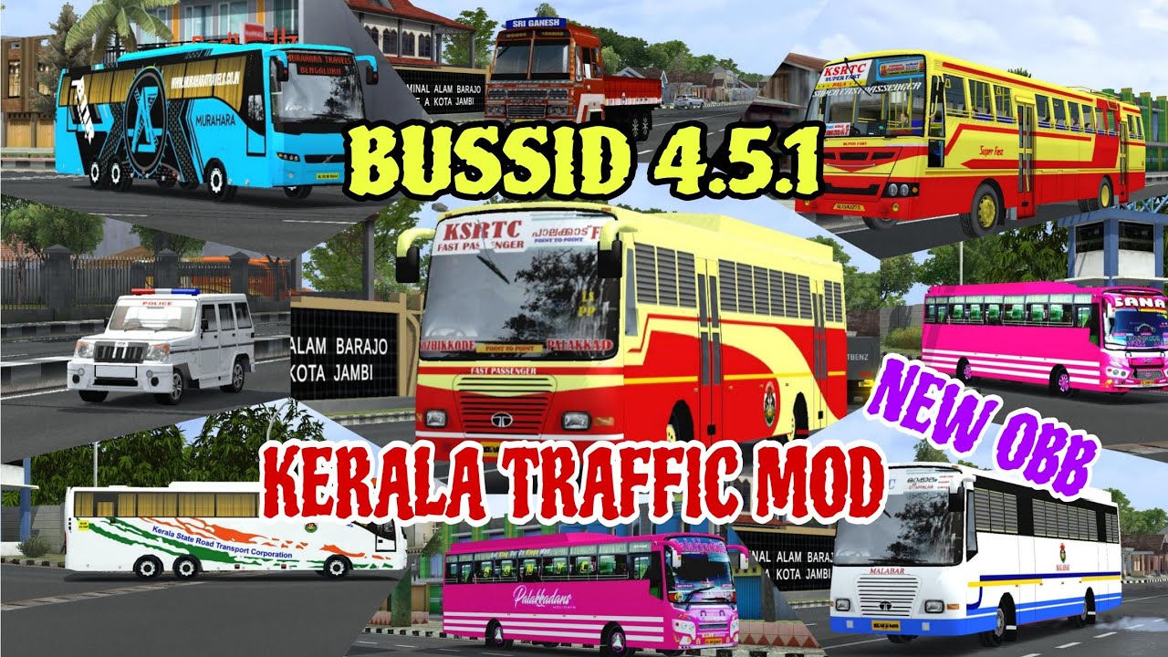 Выпущен новый мод OBB для BUSSID 4.5.1, описывающий транспорт в Керале | BUS SIMULATOR INDONESIA ...