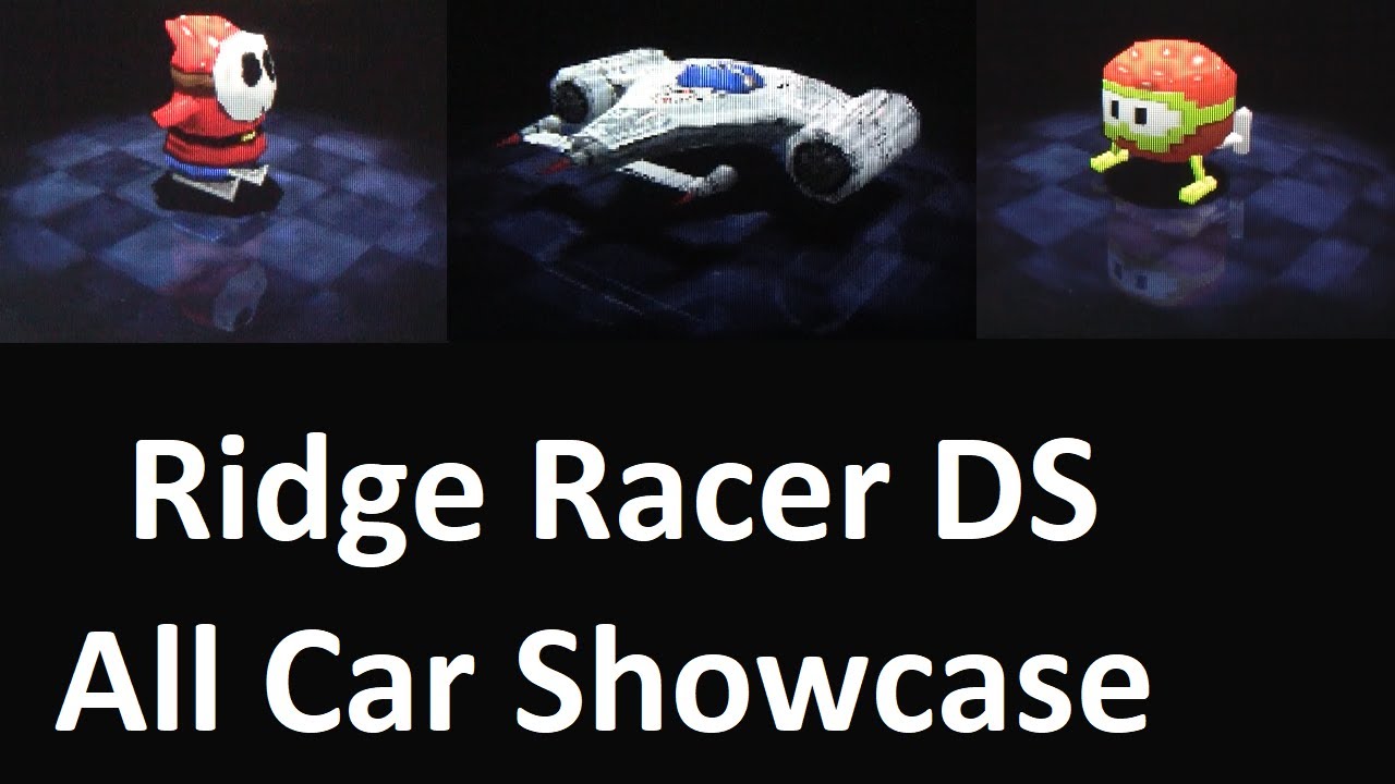 Ridge Racer DS - Virtual Garage - All Car Showcase