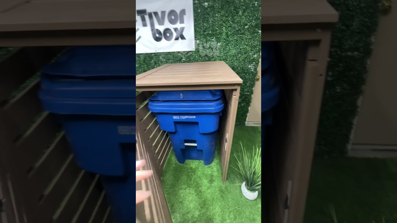 Perfect Fit for a Single Trash Bin.😊