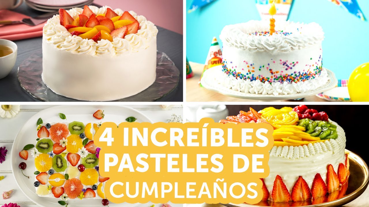 4 increíbles pasteles de cumpleaños | Kiwilimón