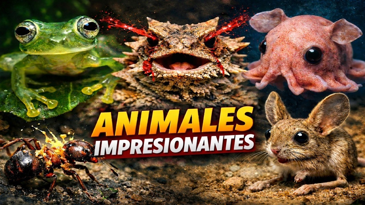 10 ANIMALES qué NO has VISTO en tú VIDA