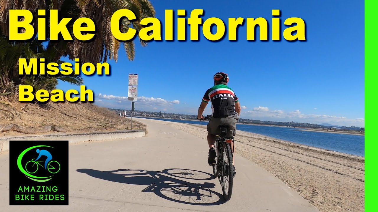 25 Minute Virtual Bike Ride | San Diego | California | Mission Beach | Cycling Workout