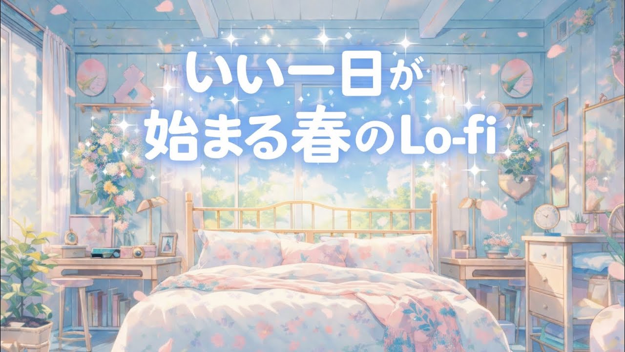 【朝のBGM】いい一日が始まる春のLo-if/リフレッシュ・癒し・エネルギー#lofi #朝活bgm #丁寧な暮らし #元気になる音楽