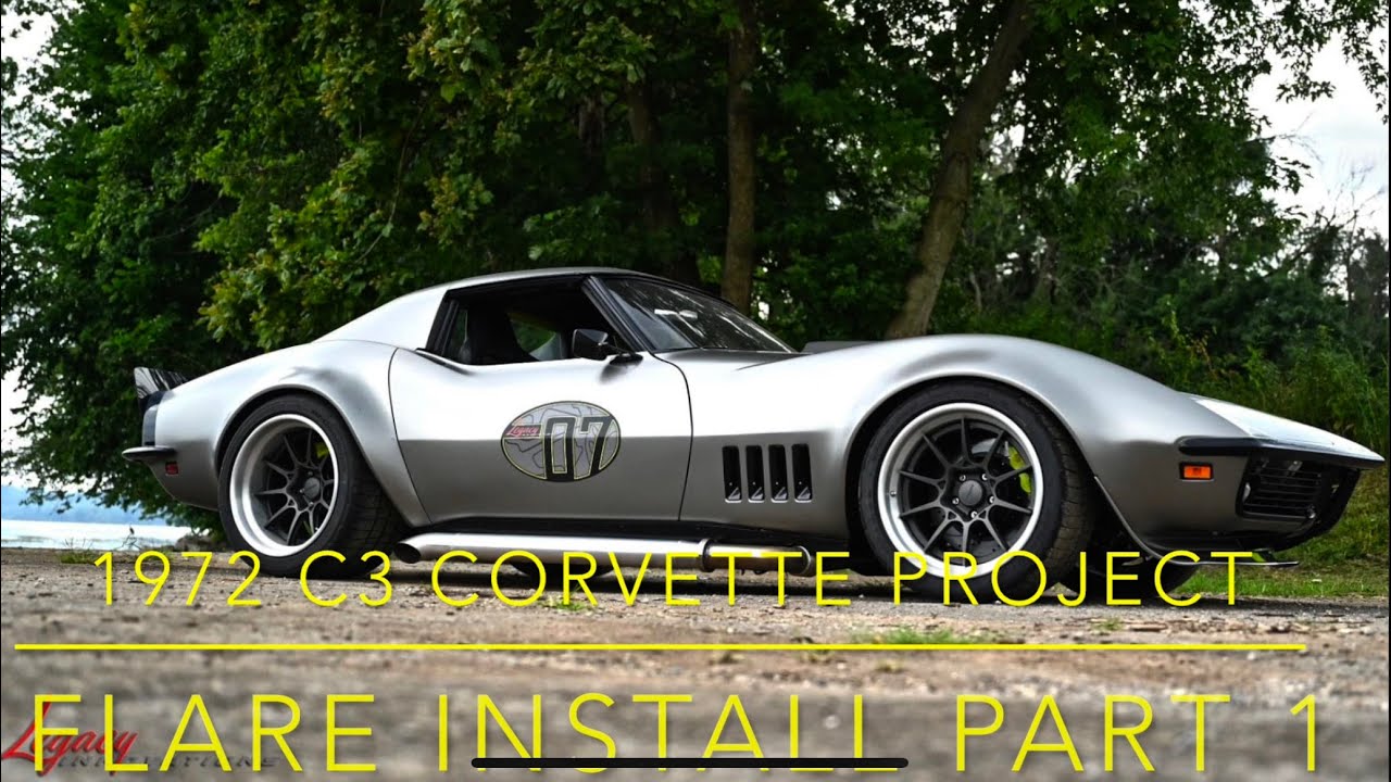 1972 Corvette Project / Custom Image Corvette Flares Install Part 1