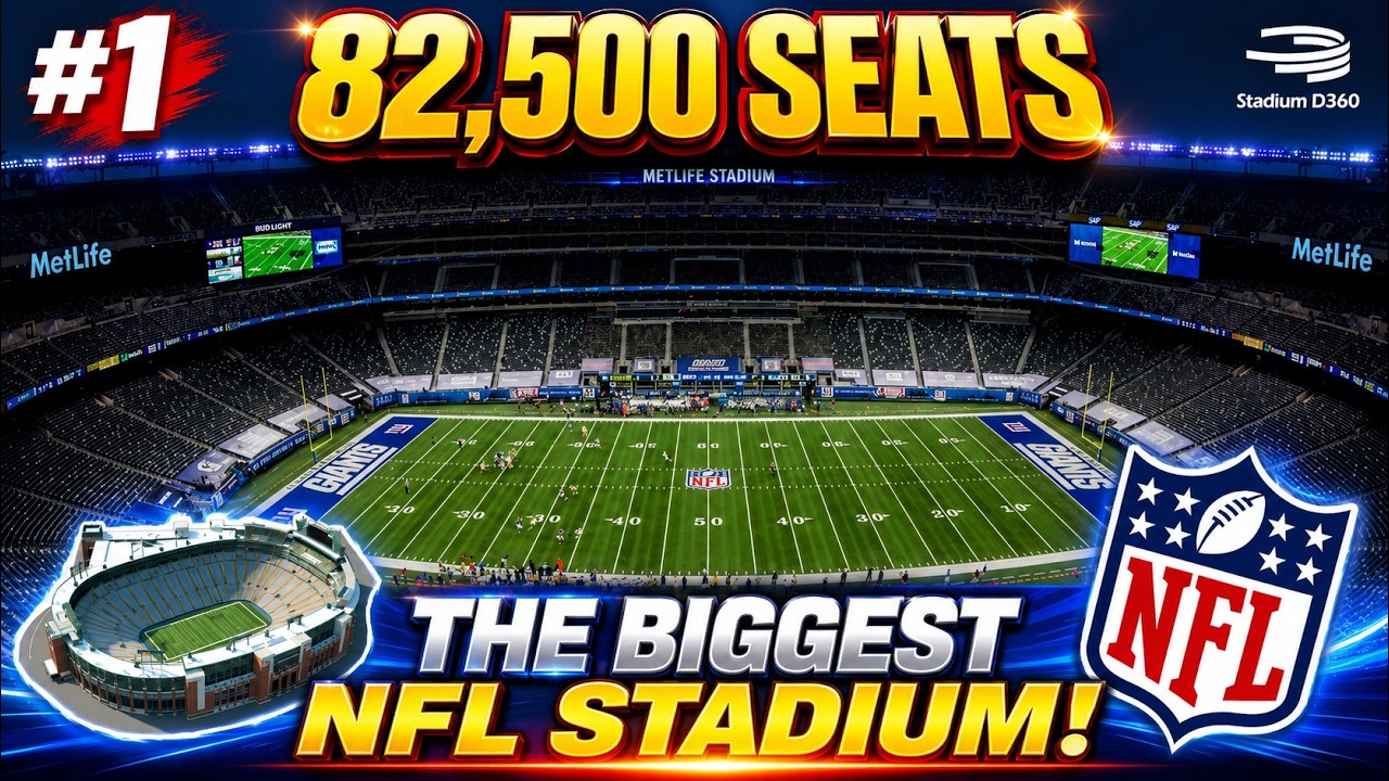 Ranking the Biggest Stadiums in the NFL!