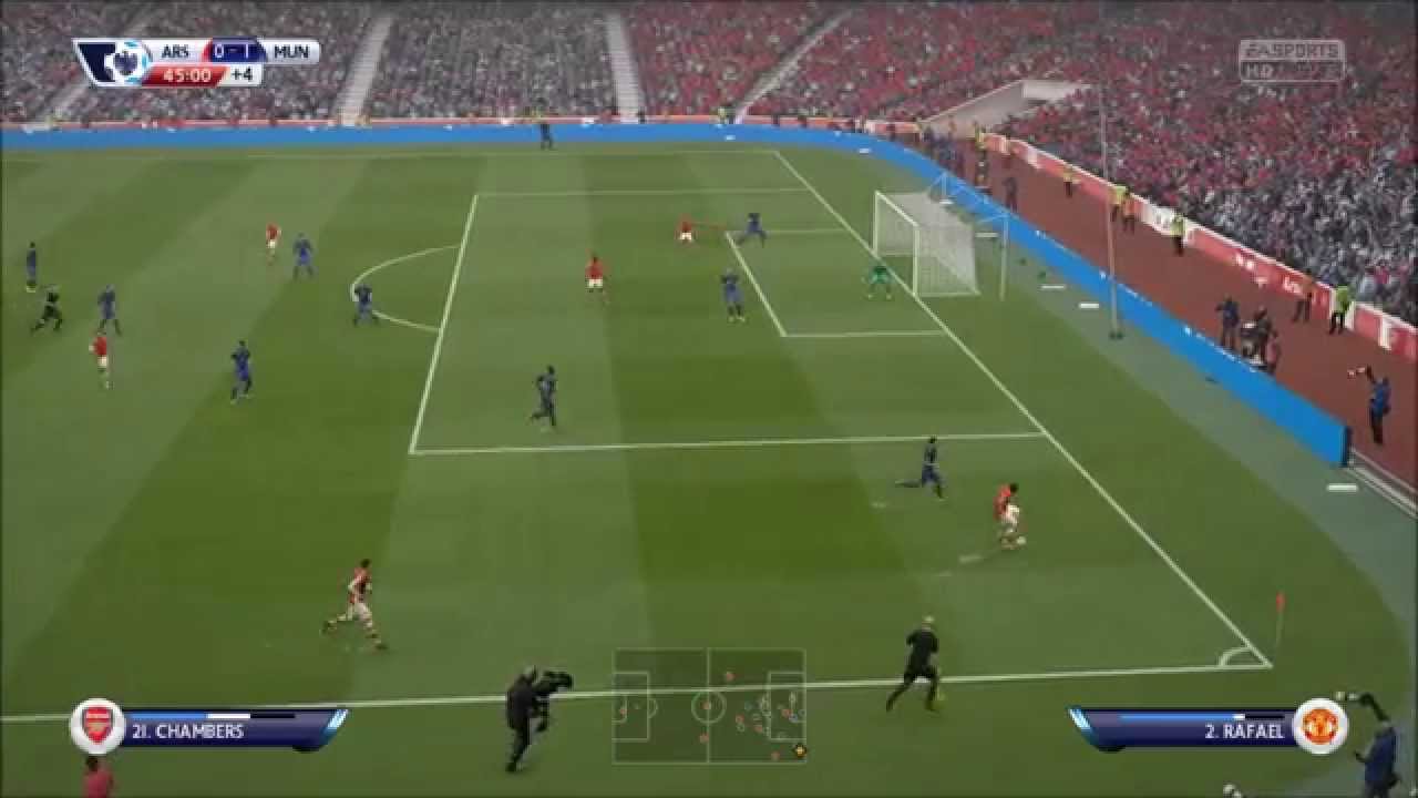 Fifa 15 Arsenal x Manchester United Xbox One Геймплей Full HD 1080p