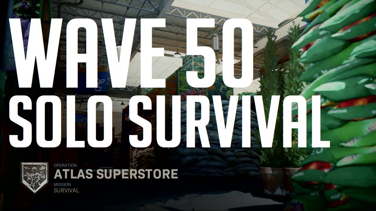 Modern Warfare WAVE 50 SOLO Survival Mode Special Ops Crash
