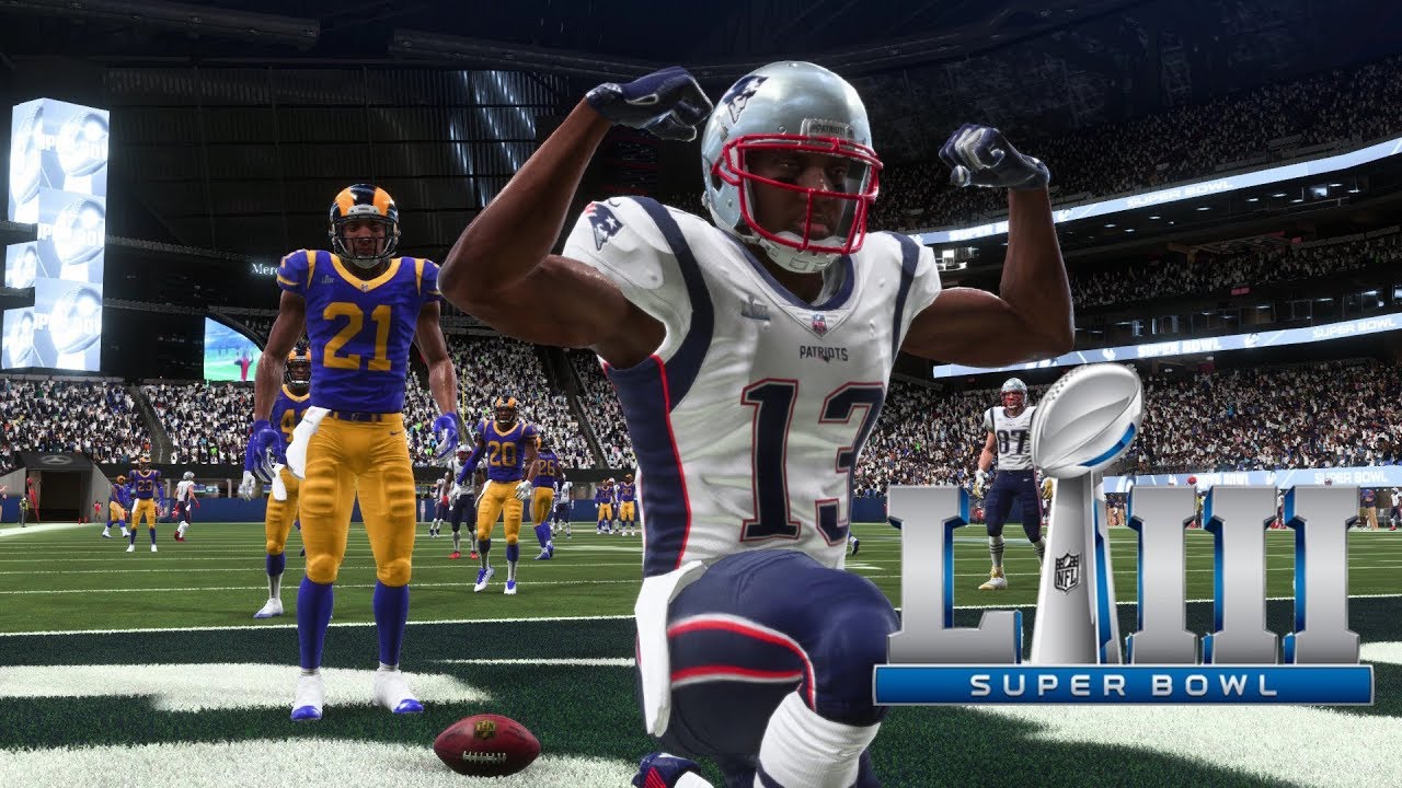 SUPER BOWL LIII - New England Patriots vs Los Angeles Rams | Madden 19 Simulation Highlight Reel