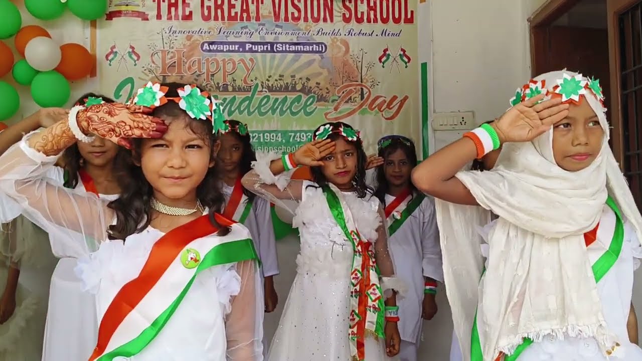 Aao Bachho Tumhe Dikhayein | 15th August Celebration | The Great Vision School | Independence Day
