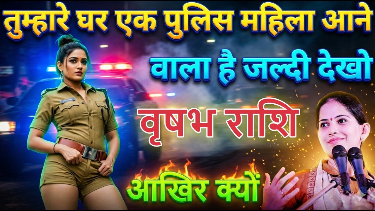वृषभ राशि तुम्हारे घर एक पुलिस महिला आने वाली है जल्दी देखलो vrishabhrashi
