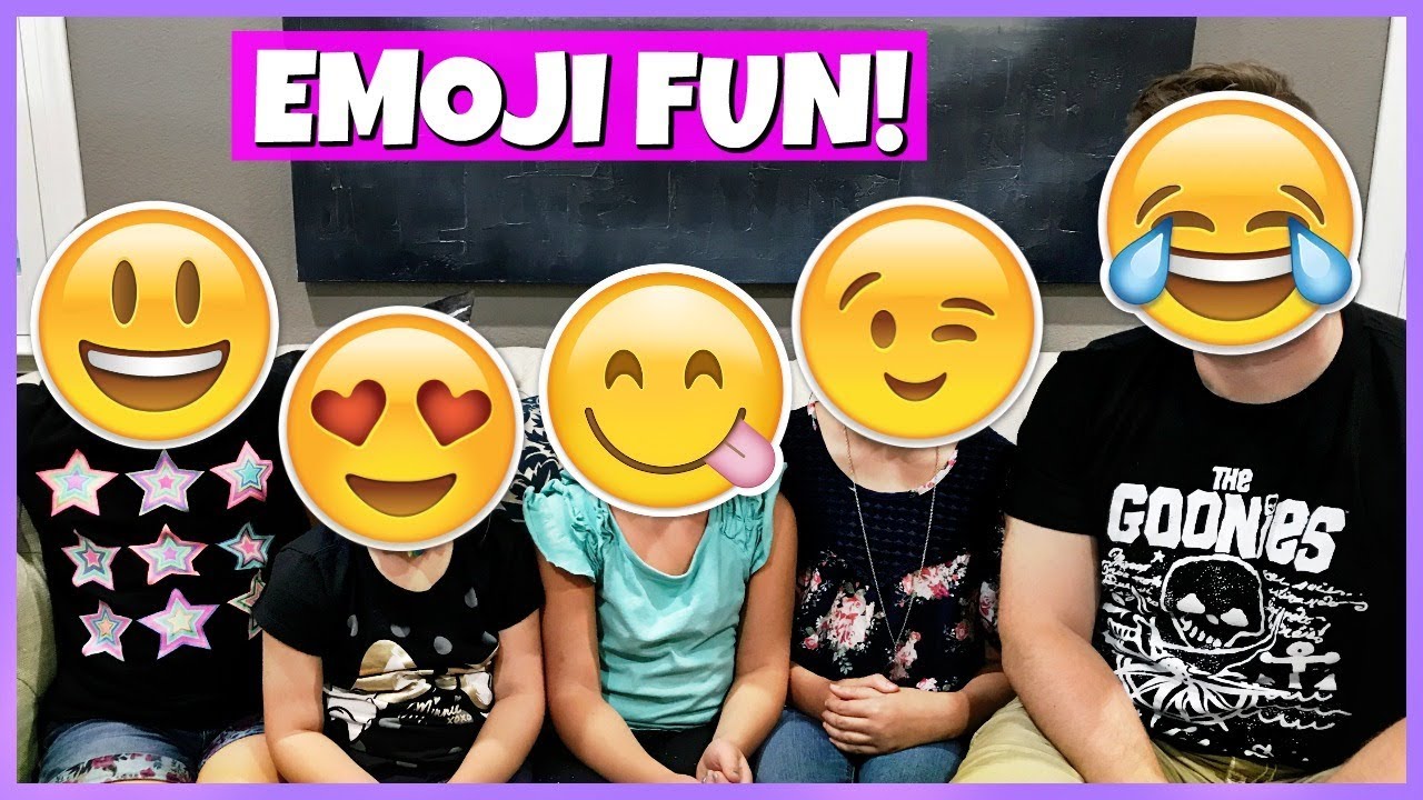 TURNING INTO EMOJIS! FUNNY FACE MASKS!